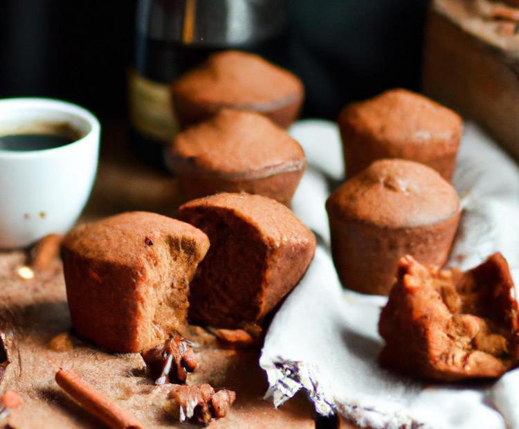 muffinki kawowe z chałwą