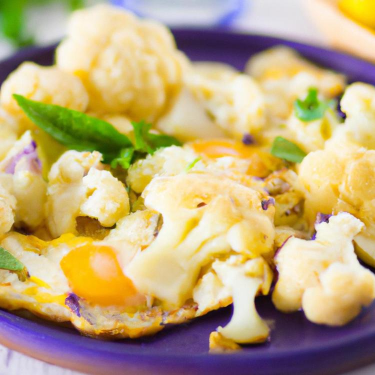 jajecznica z kalafiorem